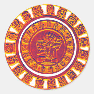 Mayan Calendar 2012 Classic Round Sticker