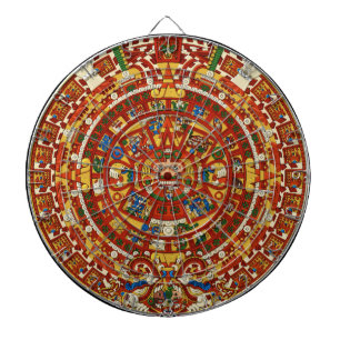 Mayan Calendar Dart Board - Maya - Aztec Dartboard
