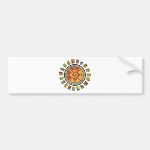 Mayan Calendar Design Bumper Sticker
