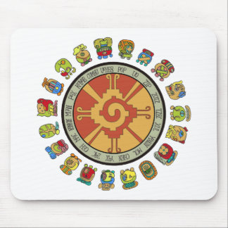 Mayan Calendar Design Mouse Pad