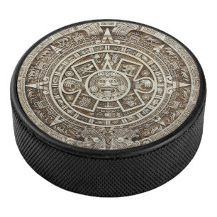 Mayan Calendar Hockey Puck