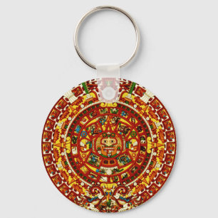 mayan calendar keychain