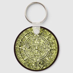 mayan calendar keychain