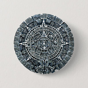 Mayan Calendar / Maya Kalender 2 Inch Round Button