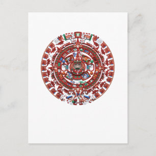 Mayan Calendar Mexican Pride Postcard