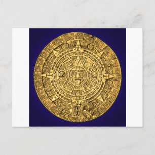 mayan calendar postcard