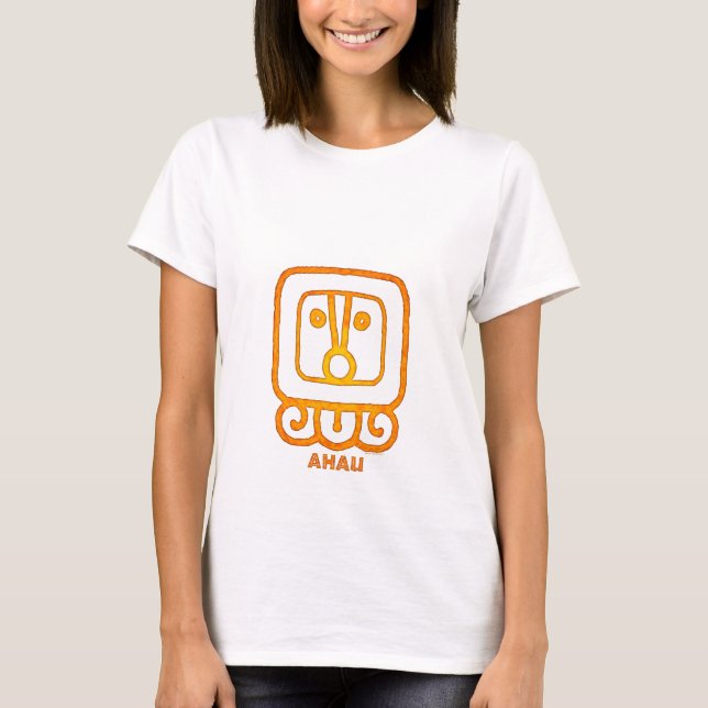 Mayan Calendar Sign - AHAU T-Shirt (Front)
