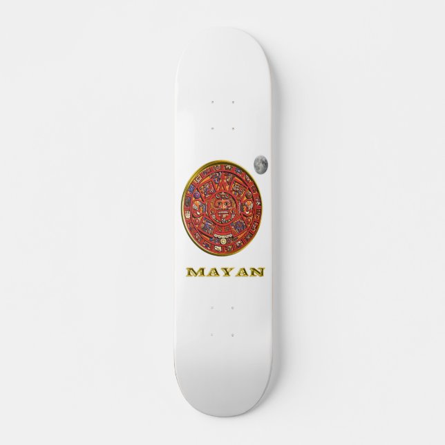 Mayan  calendar skateboard (Front)