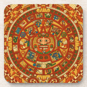 'Mayan Calendar Stone' Coaster