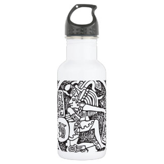 Mayan circle, Mexican hieroglyph(Maya) 532 Ml Water Bottle