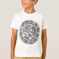 Mayan circle, Mexican hieroglyph(Maya)