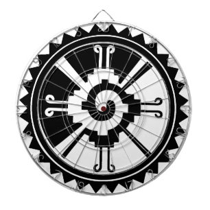 Mayan Deity Symbol Hunab Ku Dartboard