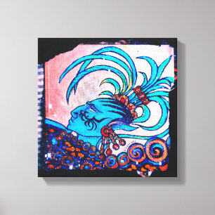 Mayan Elf: Defiance Canvas Print