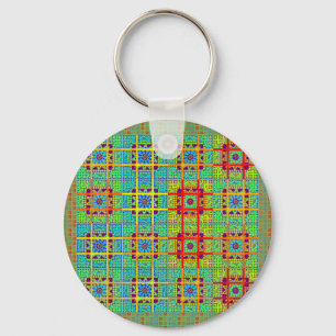 Mayan ethnic tribal pattern.jpg keychain