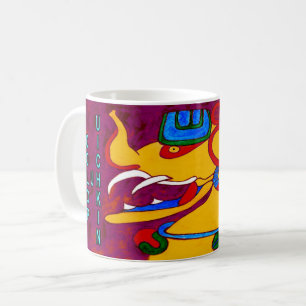 MAYAN GLYPH COLOP U UICHKIN- PLAYA DEL CARMEN COFFEE MUG