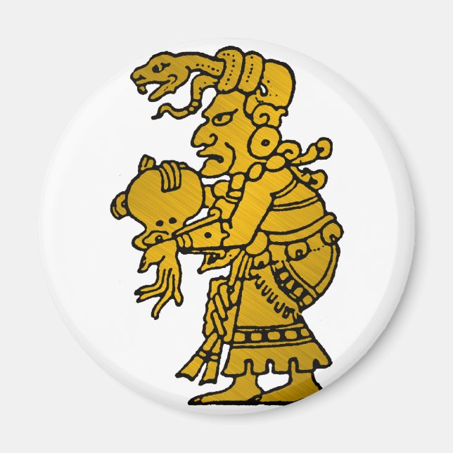 Mayan God of the North Star Magnet (Front)