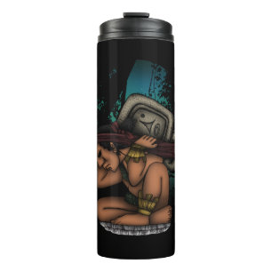 Mayan God Thermal Tumbler