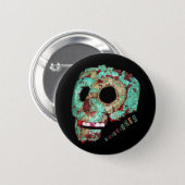 Mayan Mask-2012 2 Inch Round Button (Front & Back)
