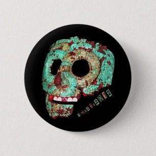 Mayan Mask-2012 2 Inch Round Button