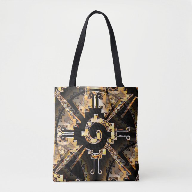 Mayan Native Hunab Ku Tote Bag (Front)
