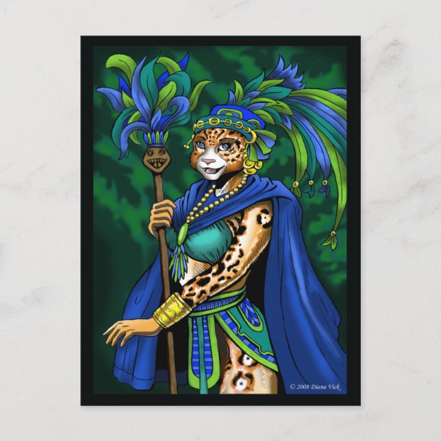 Mayan Priestess Postcard (Front)