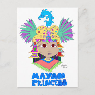 Mayan Princess Postcard