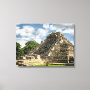 Mayan Pyramid Canvas Print