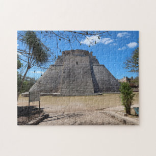 Mayan Pyramid in Uxmal, Yucatan, Mexico Jigsaw Puzzle