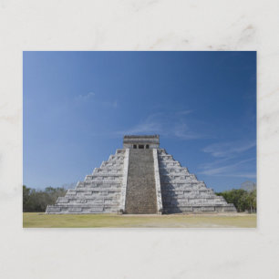 Mayan Pyramid, Morning in March Postcard