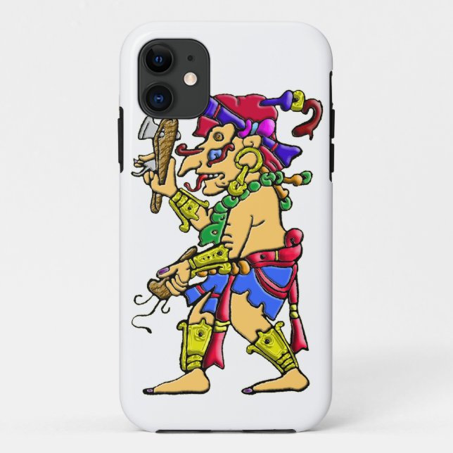 Mayan rain god Chac Case-Mate iPhone Case (Back)