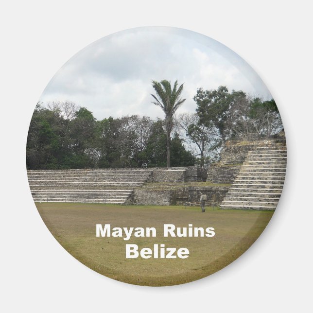Mayan Ruins, Belize Magnet (Front)