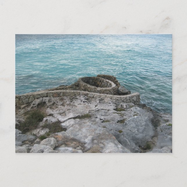 Mayan Ruins, Isla Mujeres, Mexico Postcard (Front)