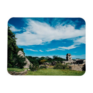 Mayan Ruins Of Palenque Magnet