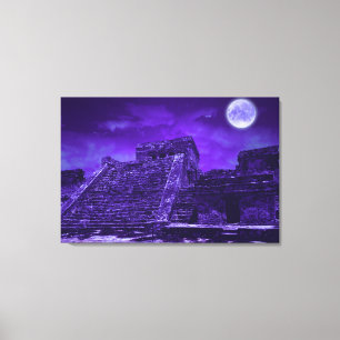 Mayan Ruins Tulum Mexico Canvas Print