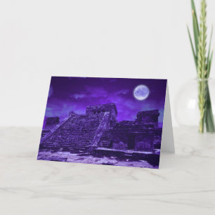 Mayan Ruins   Tulum Mexico Card