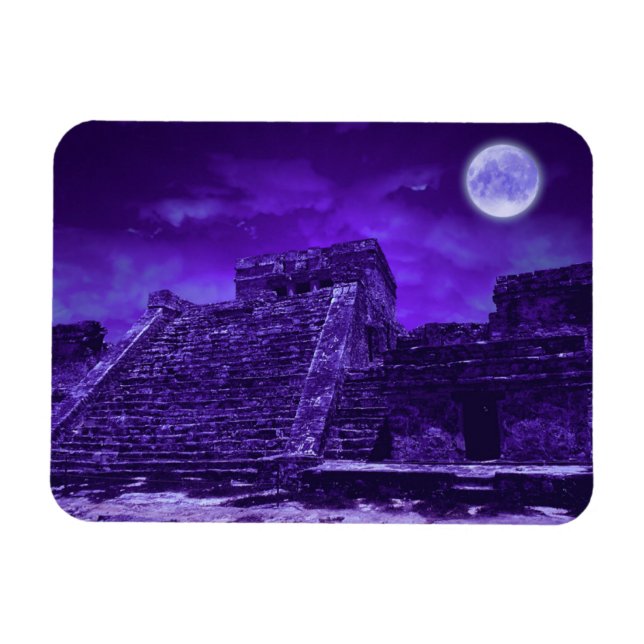 Mayan Ruins | Tulum Mexico Magnet (Horizontal)