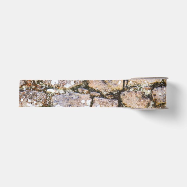 Mayan Ruins Wall  Grosgrain Ribbon (Front)