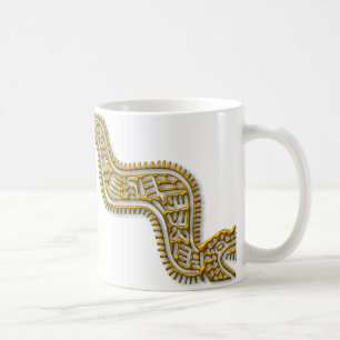 Mayan Serpent-gold Coffee Mug