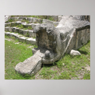 Mayan Snake Poster