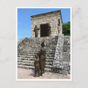 Mayan Temple Postcard