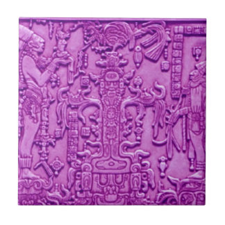 MAYAN TREE OF LIFE TILE
