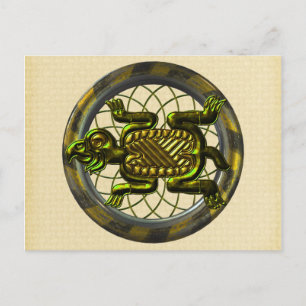 Mayan Turtle Postcard
