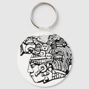 Mayan Warrior Keychain