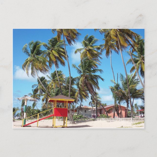 Mayaro Beach Lifeguard Tower, Trinidad Postcard (Front)