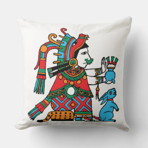 Mayauel – Goddess Of Pulque And Intoxication Throw Pillow