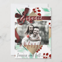 Mayberry Engaged and Merry Photo Holiday