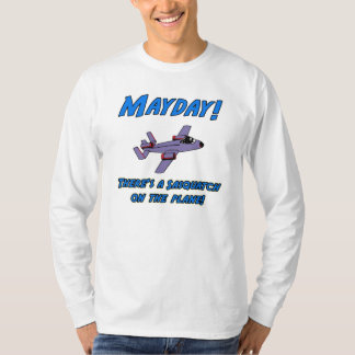 Mayday!  There's A Sasquatch On The Plane! T-Shirt