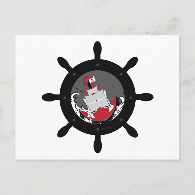 maydaze captain's helm postcard (Front)