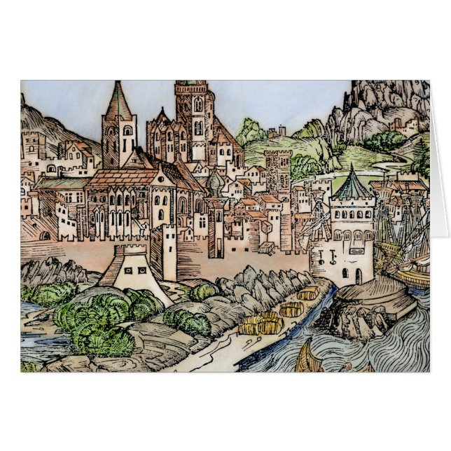 Mayence, Allemagne, 1493 (Devant Horizontal)