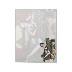 Mayet Egyptian Goddess Maat Angel Art Notepad